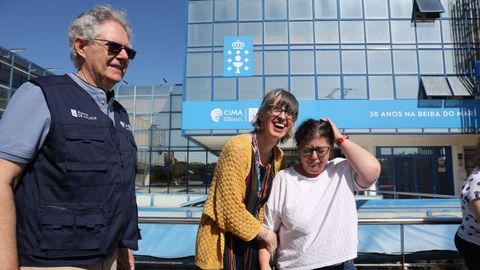 La directora xeral de Desenvolvemento Pesqueiro, �ngeles V. Su�rez, particip� en la visita