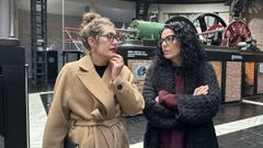 La consejera de Cultura, Vanessa Gutirrez (dcha.), y la nueva directora, Cristina Cantero