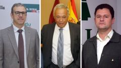 Mariano Veganzones, Gonzalo Santonja y Gerardo Due�as ser�n los nuevos consejeros de Industria y Empleo, Cultura y Agricultura, respectivamente.