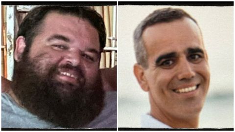 De izquierda a derecha: Eitan Horn (38 años) y Omri Miran (48)