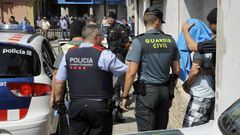 Detenci�n de uno de los terroristas de la c�lula de Ripoll, en una imagen de archivo