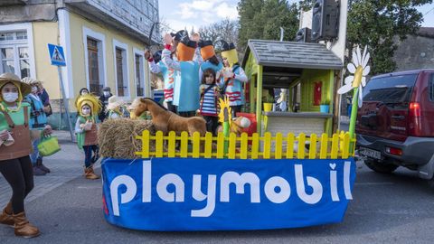 Los playmobil desfilaron en Pantn despus de hacerlo en Monforte