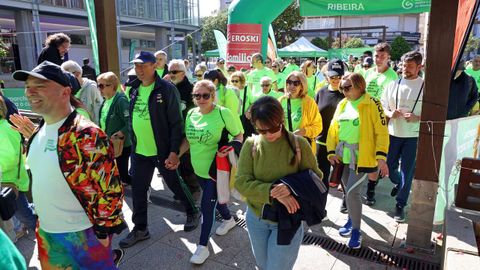 ANDAINA SOLIDARIA CONTRA EL CANCER ORGANIZADA POR LA ASOCIACION DE RIBEIRA
