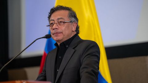 El presidente colombiano, Gustavo Petro