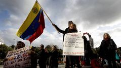Los venezolanos se concentraron en el Obelisco