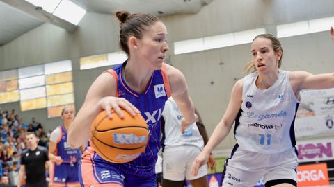Ine Joris, con 18 puntos, fue la m�xima anotadora del partido.