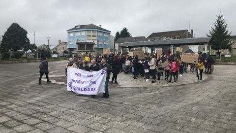 Manifestaci�n por las calles de Guitiriz