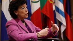 La exministra de Educaci�n, Isabel Cel�a, en una foto de archivo