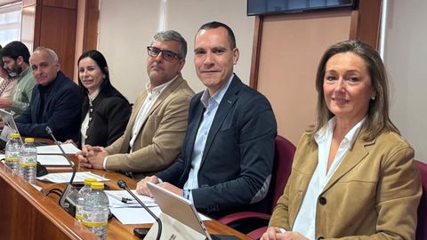 El grupo del PP de Vigo en una imagen cedida