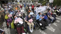 En la imagen de archivo, la �ltima concentraci�n protagonizada por residentes y trabajadores en agosto