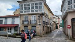 La casa del antiguo crucero de San Antonio, actual calle M&eacute;ndez Casal