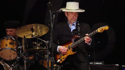 Bob Dylan, durante un concierto en Tel Aviv en junio del 2011