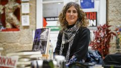 Alba Rodr�guez, nunha imaxe recente, na presentaci�n do libro no Carballi�o.