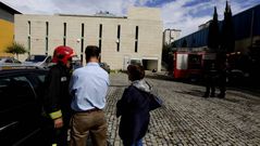 Incendio en la biblioteca Gonz�lez Garc�s