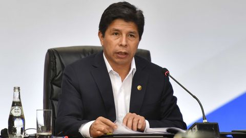 Pedro Castillo durante la Conferencia de Am�rica Latina y el Caribe sobre Operaciones de Paz.