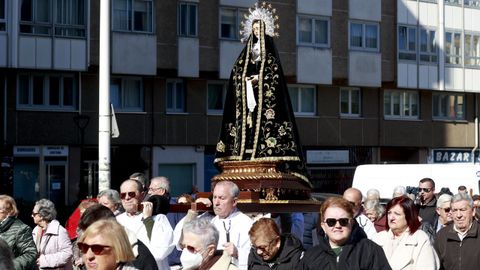 Viacrucis procesional de la parroquia de San Francisco Javier de A Coru�a