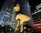 Estatua de Marilyn desmontada este a�o en Chicago.