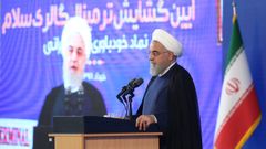 El presidente iran�, Has�n Rohan�