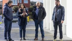 La delegada territorial, Bel�n do Campo, durante su visita a Dumbr�a