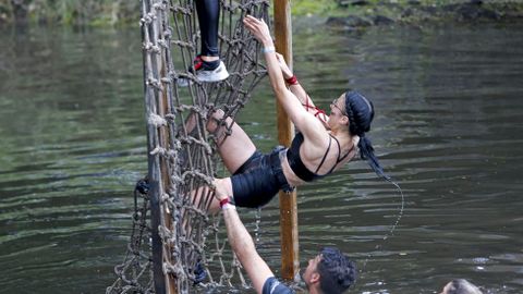 Pruebas de la Gladiator Race en la isla de las esculturas de Pontevedra