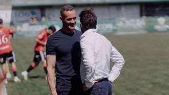 Juanfran en un partido reciente en Espi&ntilde;edo