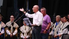 El portavoz del BNG en A Coru�a, Francisco Jorquera, ofreci� el preg�n de la fiestas de O Castrill�n