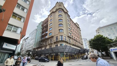 Edificio de la Tesorer�a de la Seguridad Social en la plaza de Vigo
