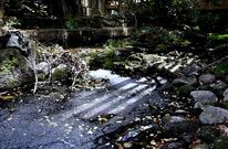 El �ltimo vertido, el lunes, ti�� de un tono blanquecino el tramo urbano del Gafos.