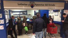 Administraci�n de Loter�a Alcampo de Coia, donde se reparti� un quinto premio