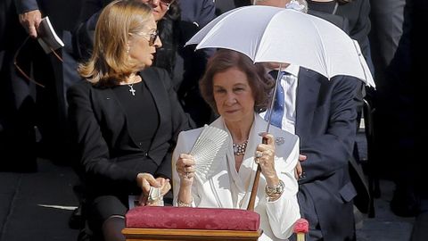 La reina Sof�a, en la ceremonia de canonizaci�n de Teresa de Calcuta