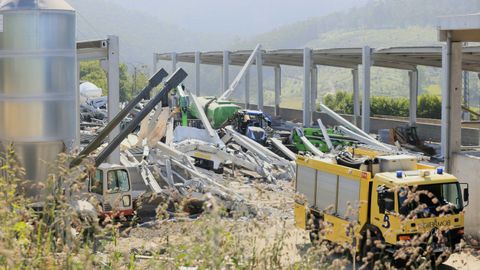 Granja de Coaa, donde fallecieron tres trabajadores