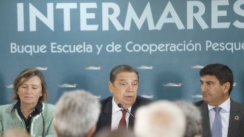El ministro de Agricultura, Pesca y Alimentaci�n, Luis Planas, durante la clausura del curso de formaci�n del Intermares