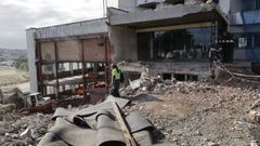 Demolicin del hotel de pacientes