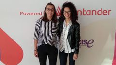 Daniela Louren�o y Andreina Vargas, de izquierda a derecha, est�n poniendo en marcha TimberSoul, proyecto centrado en la madera