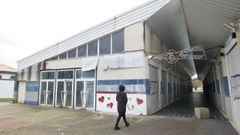 Edificio que va a ser demolida para habilitar una gran plaza al lado del mercado