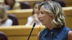 La portavoz del PP en el Senado, Alicia Garc�a, durante una sesi�n de control al Gobierno a principios de junio.