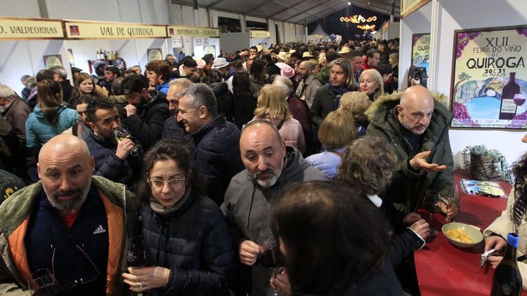 Un aspecto de una edici�n anterior de la Feira do Vi�o de Quiroga