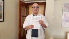 David Villafae, con su escrito de alegacin
