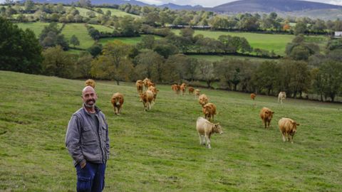 Elas Gmez, uno de los ganaderos participantes en la ruta