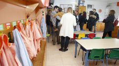 Una visita guiada al colegio San Rosendo, en foto de archivo