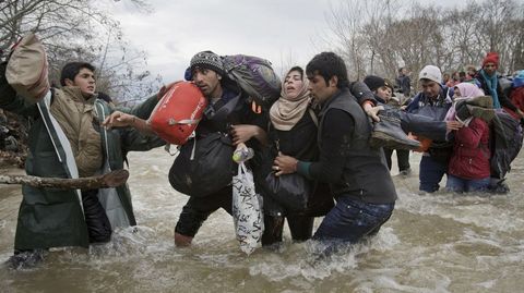 Instant�nea ganadora del segundo premio individual de la categor�a Temas Contempor�neos, del fot�grafo de la agencia Associated Press Vadim Ghirda