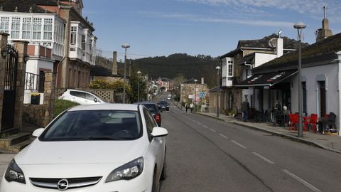 Vista general del centro de Ourol, donde Begasa dispuso un grupo electrógeno durante el tiempo en que cortó el suministro a otras parroquias para realizar trabajos de mejora en el servicio, según indicó
