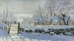 �La urraca� (1869). Claude Monet. Mus�e d�Orsay, Par�s