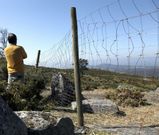 Uno de los cierres afectados se encuentra en la parroquia ribeirense de Oleiros. 