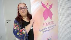 Susana Soto Fern�ndez, en el Hospital Provincial de Pontevedra, es la secretaria de la asociaci�n Adalipe 