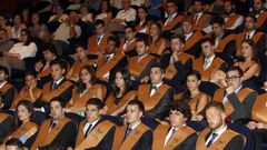 Acto de graduaci�n en Minas antes del coronavirus