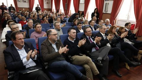 As estaba el saln de la cofrada de Celeiro en una edicin anterior de las Xornadas de Pesca de Celeiro