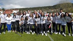 El equipo lo celebr� la tarde del domingo sobre el c�sped del Julio Mato Matito antes del encuentro de Tercera RFEF.