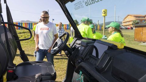 Presentaci&oacute;n de los nuevos servicios para las playas, en la ma&ntilde;ana de este lunes