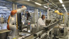 Instalaciones de la planta de Televes en Compostela, un referente industrial en Galicia